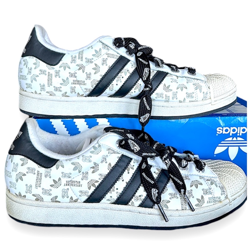 Adidas 35th Anniversary Etched White Adidas 35th Anniversary Etched White